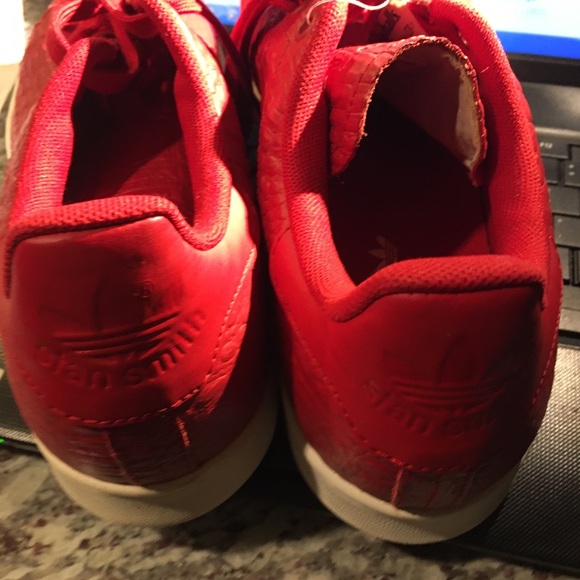 Size 10 1/2 red adidas brand new never used